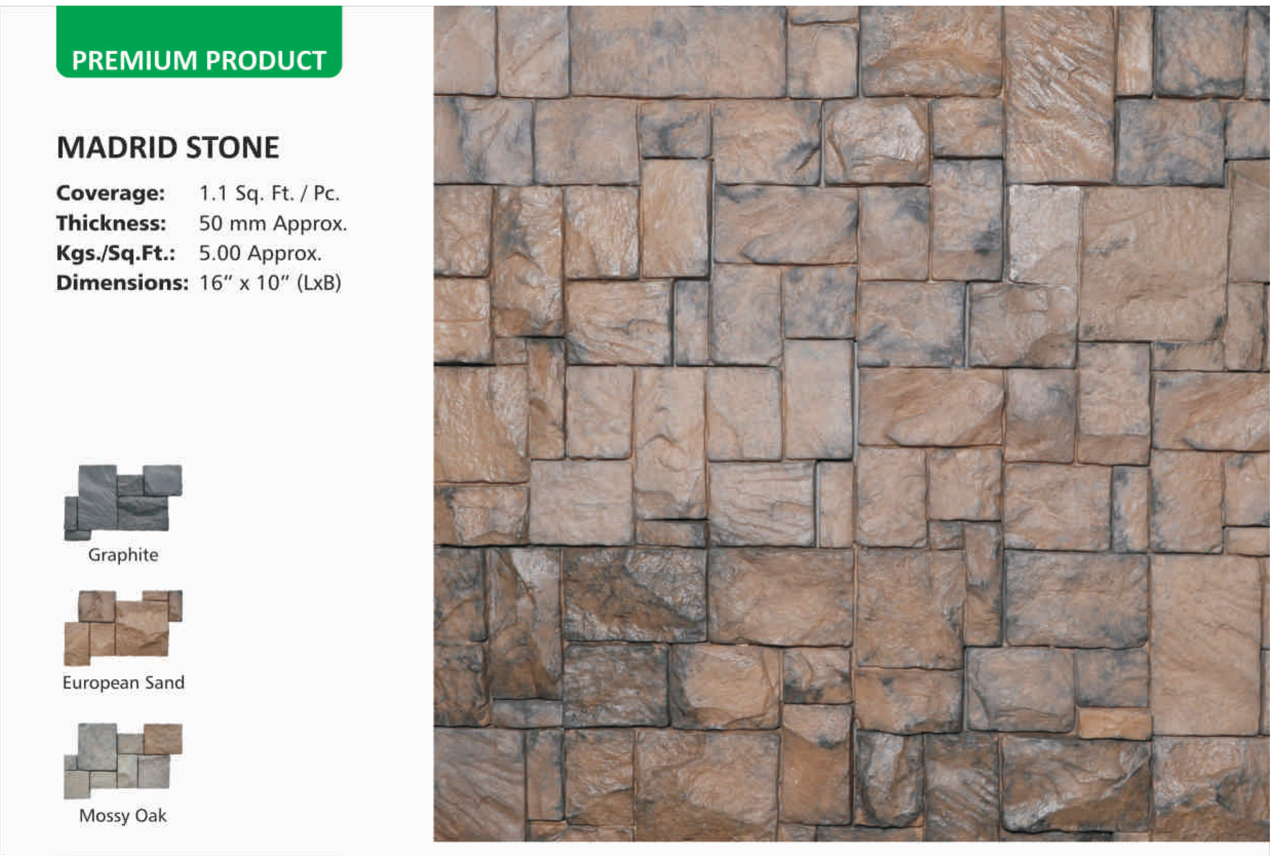 Flex Stone 9 - Wall Tiles